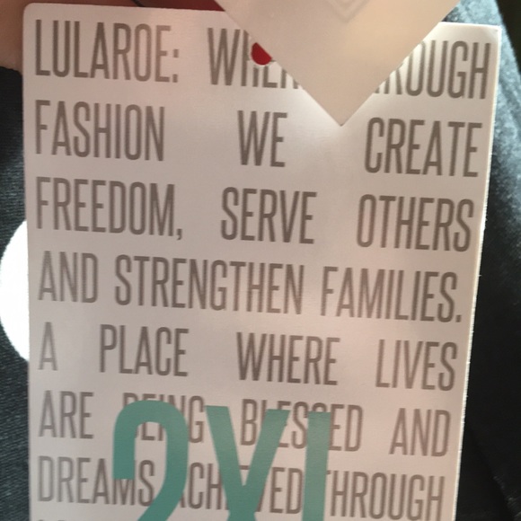 Lularoe polka dot dress 2X black and white - Picture 3 of 8